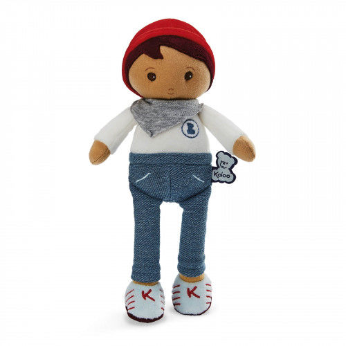  tendresse eliott doll jean red cap and grey bandana 